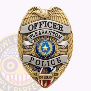 Pleasanton Police 100 Years Commemorative Badge