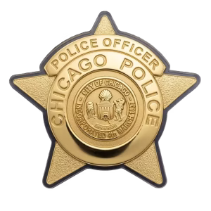 Custom Lapel Pins 37 Five-point star officer lapel pin with a seal, acrylic version