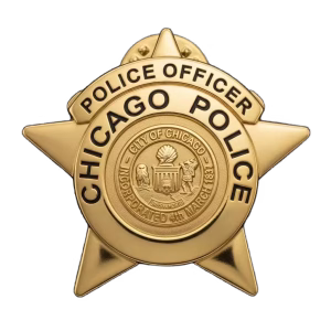 Custom Lapel Pins 31 Die cut five-point star officer lapel pin