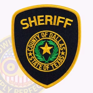 Dallas County Sheriff Patch with Gold Star and Green Wreath