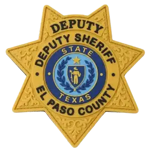 El Paso Deputy Sheriff PVC Rubber Patch