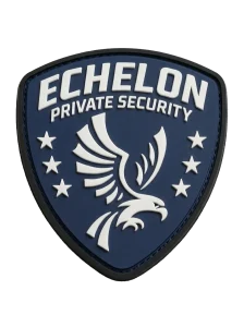 Private security PVC rubber patch