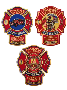 Volunteer Fire Patches for fire departments