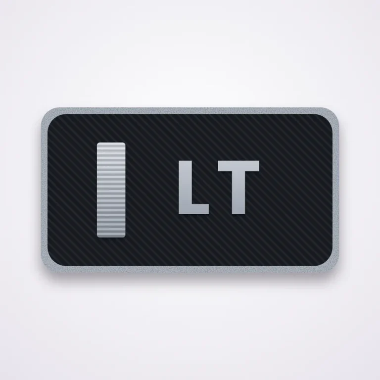 Lieutenant Patches 2 Illustration of a horizontal lieutenant chest tab with a silver bar and lt lettering on black twill